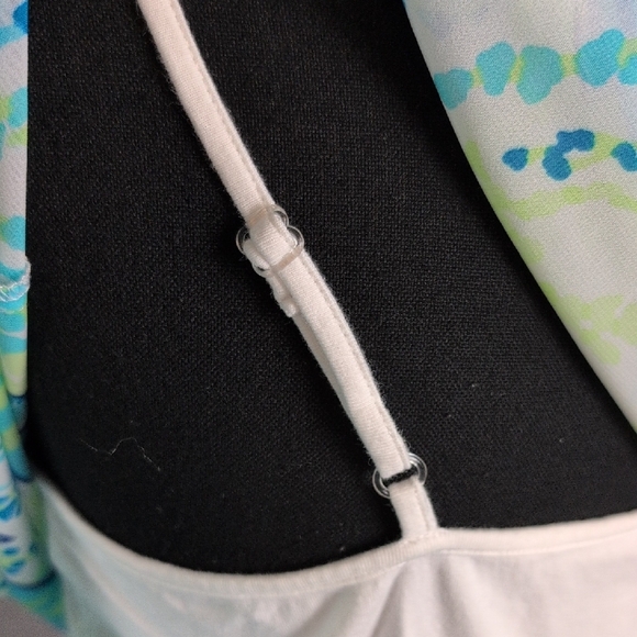 Island Republicโ Relaxed Blue and Green 3/4 Sleeve Blouse - Picture 6 of 9